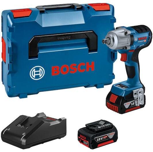 

Гайковерт Bosch GDS 18V-450 PC Professional 06019K4102 (с 2-мя АКБ, кейс)