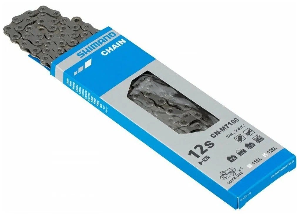 Цепь велосипедная Shimano SLX ICNM7100138Q