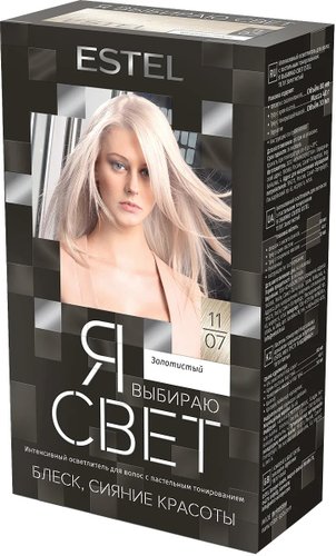 Средства для окрашивания волос Estel Я выбираю свет 11/07 золотистый