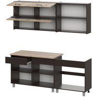 Готовая кухня Mio Tesoro Босфор 2.0 (дуб венге/дуб сонома) в Могилеве