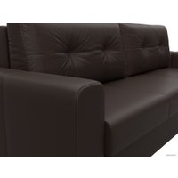 Диван Лига диванов Лига-031 121276 (экокожа коричневый)