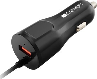 Автомобильное зарядное Canyon C-033 (черный)
