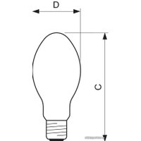 Газоразрядная лампа Philips HPL-N E40 250 Вт