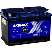 Автомобильный аккумулятор AKBMAX EFB L+ (74 А·ч)