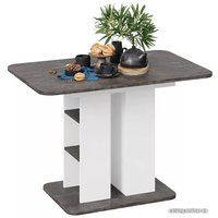 Кухонный стол Трия Мюнхен тип 2 (белый ясень-ателье темный)