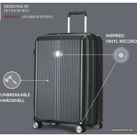 Комплект чемоданов Verage Rome 55/77 см (черный янтарь)