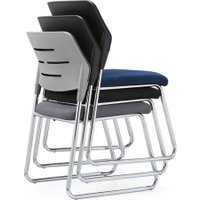 Офисный стул SitUp Sky black Chrome (сетка Black/Black)