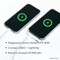 Внешний аккумулятор Canyon PB-1001 10000mAh (белый)