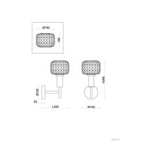Бра Freya Fero FR5366WL-01BS в Бобруйске