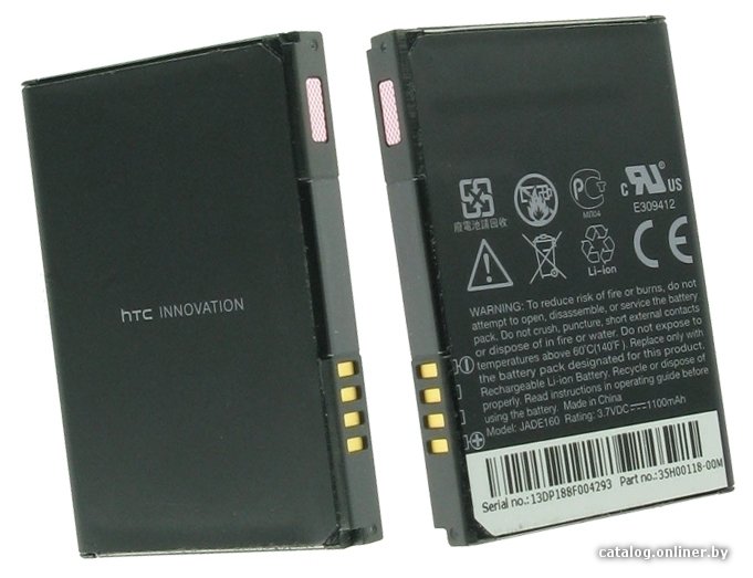 Аккумулятор для телефона Копия HTC JADE160 (BA S330)