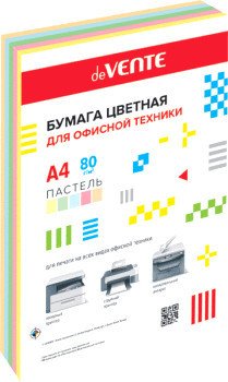 

Офисная бумага deVente A4 80 г/м2 500 л 2072709