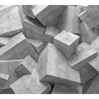 Фотообои Vimala Серые кубы в пространстве 270x300