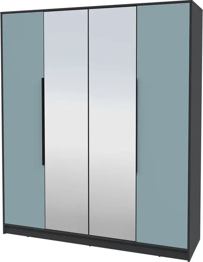 

Шкаф распашной Интерлиния Концепт КТ-Ш4з Глосс (антрацит/океан)