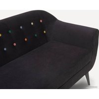 Диван Divan Роттердам-3 Velvet Black 85421 (черный)