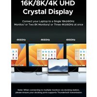 Кабель Ugreen L703 Thunderbolt - Thunderbolt 45996 (1 м, черный)