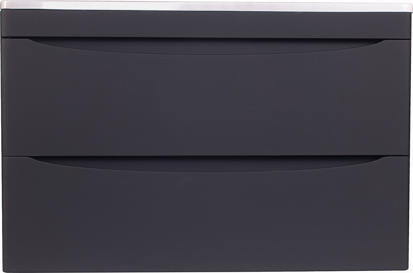 

Symbolite Тумба под умывальник Бергамо мини 90 Люкс Plus 2 ящика (подвесная, черный)