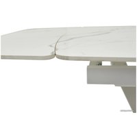 Кухонный стол M-City Alatri 120 Gloss 614M04391 (Staturio White Solid Ceramic/White)