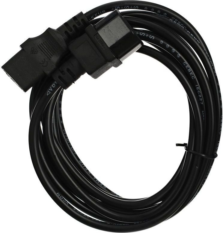 Кабель VCOM CE001-CU0.75-3M CE001-CU0.75-3M (3 м, черный)