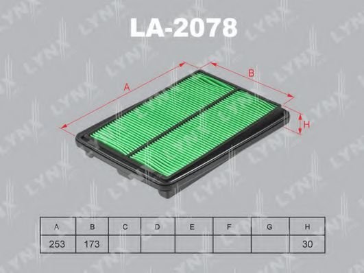 

Воздушный фильтр LynxAuto LA2078