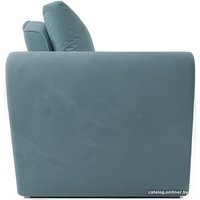 Кресло-кровать Мебель-АРС Квартет (велюр, голубой luna 089)