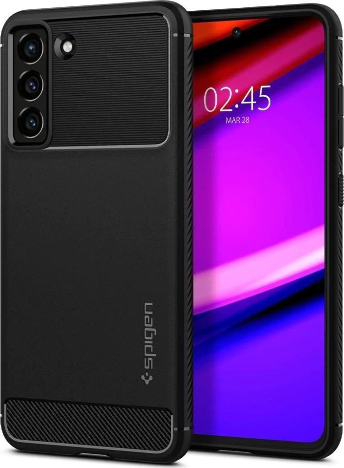 

Чехол для телефона Spigen Rugged Armor для Galaxy S21 FE ACS03049 (черный)