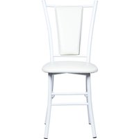 Стул ВВР Марсель (белый/белый, экокожа)