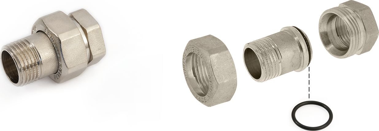 

Фитинг General Fittings Американка прямой Ду 25 (1") 2700I2N101000A