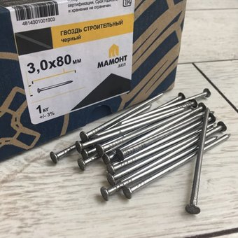 Гвоздь строительный Мамонт GVZN-MMNT-1001 (1 кг)