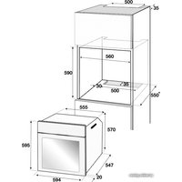 Электрический духовой шкаф BEKO BIM 24301 WCS