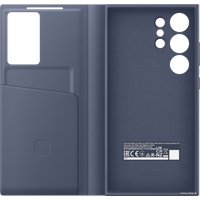 Чехол для телефона Samsung View Wallet Case S24 Ultra (фиолетовый)