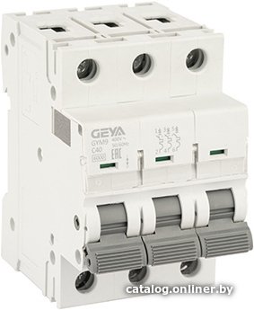 Выключатель автоматический GEYA GYM9 3P 40А C 6кА GYM93P40C
