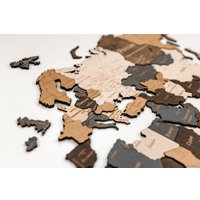 Пазл Woodary Карта мира XXL на английском языке 3265