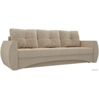 Диван Лига диванов Сатурн 28169 (микровельвет, бежевый)