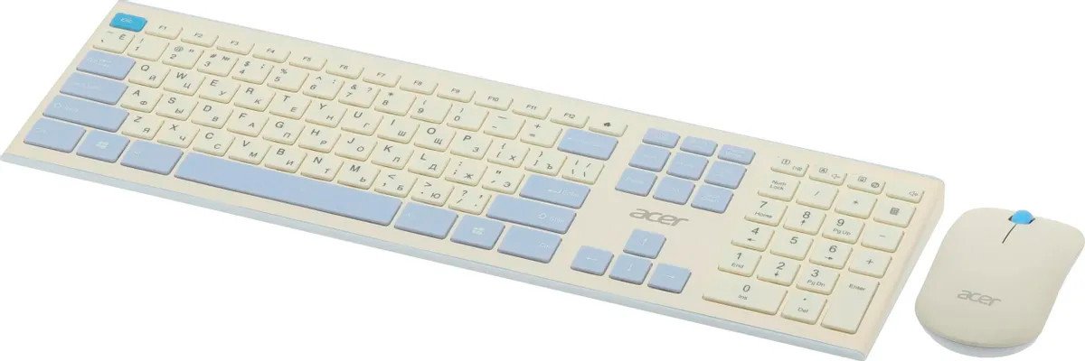 

Офисный набор Acer OCC205 (белый/голубой)
