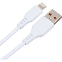 Кабель GoPower 00-00018567 USB Type-A - Lightning (1 м, белый)