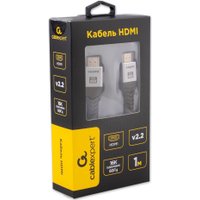 Кабель Cablexpert CCP-HDMI16K-1M HDMI - HDMI (1 м, серый)