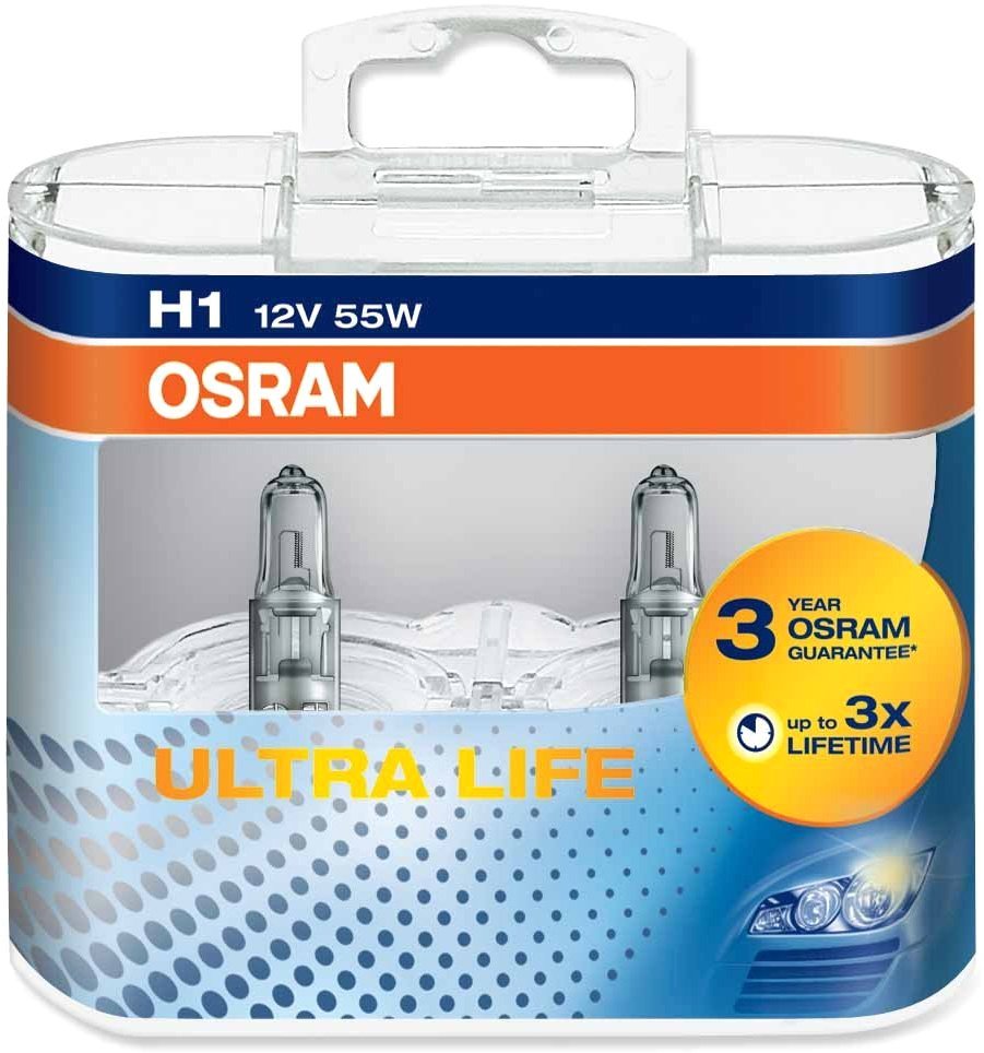 

Галогенная лампа Osram H1 Ultra Life 2шт [64150ULT-HCB]