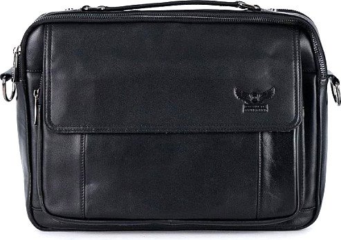 

Мужская сумка Poshete 253-084-24-BLK (черный)