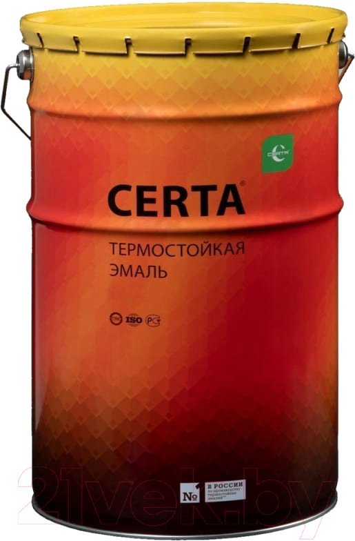 

Краска Certa Термостойкая 9006 700С 25 кг (серебристый)