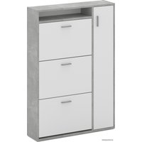 Тумба для обуви Империал Толедо-2 (ателье светлый/белый)