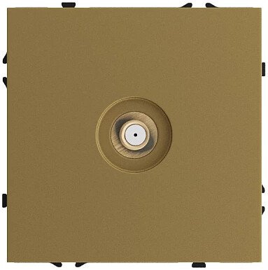 Розетка телевизионная Forkel F70 19731 (золото)