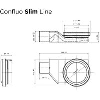 Трап/канал Bettoserb Confluo Slim Line 750 201541 13100034