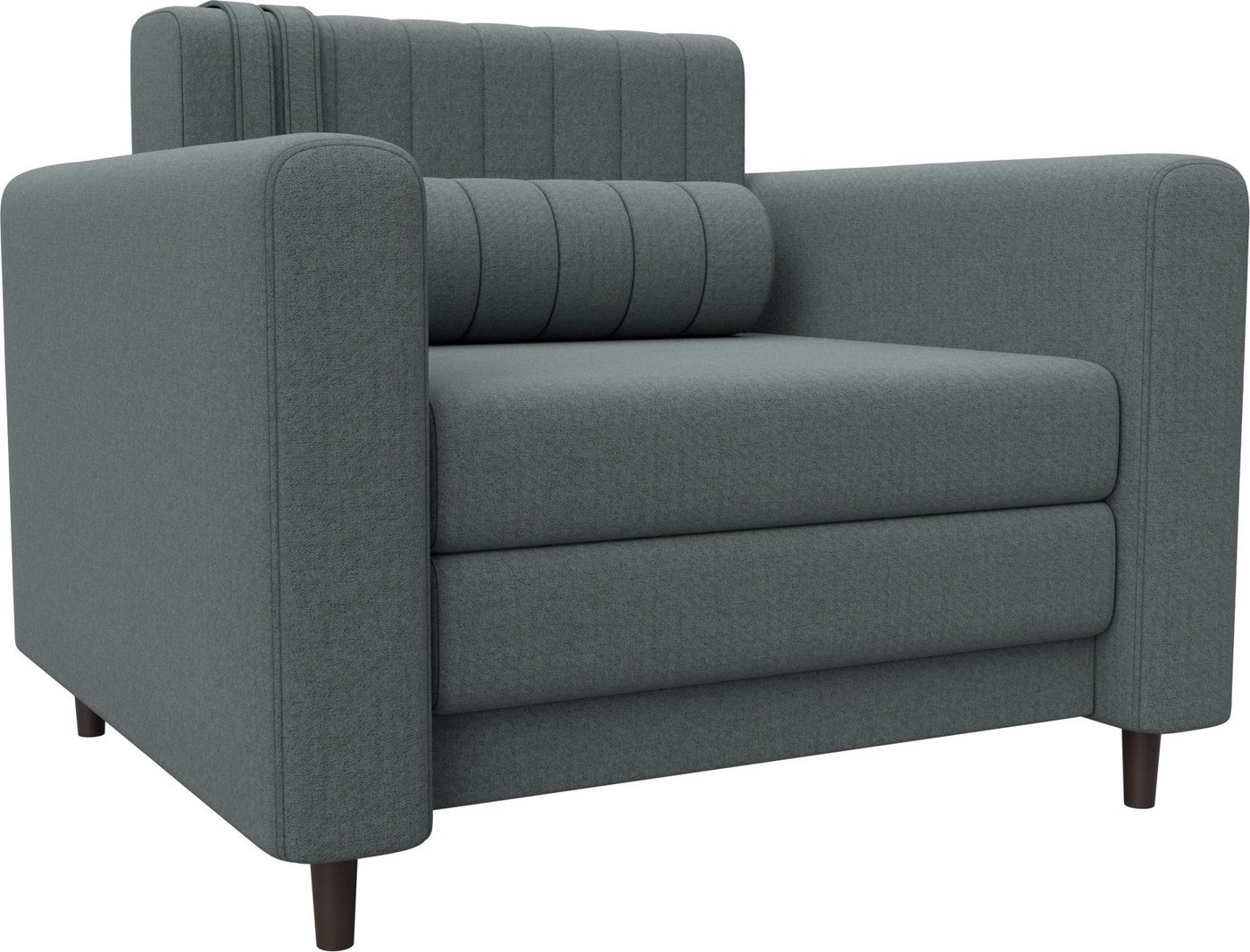 

Кресло-кровать Лига диванов Лига-070 132544 (рогожка амур 07 серый)