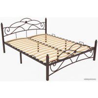 Кровать ИП Князев Грация 90x190 (коричневый)