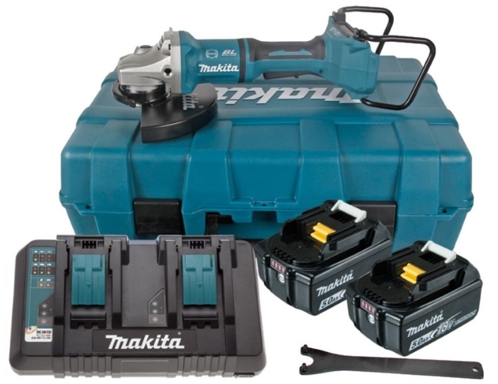 

Угловая шлифмашина Makita DGA900PT2 (с 2-мя АКБ, кейс)