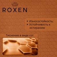 Кухонная мойка Roxen Uno 560210-54-BRS PVD бронзовая/текстурная (с ролл-матом и дозатором)