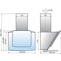 Кухонная вытяжка Elikor КВАРЦ 60П-1000-Е4Д (бежевый/крем) в Орше
