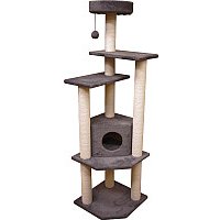 Комплекс Cat House Торнадо (хлопок серый)