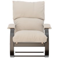 Кресло-качалка Glider Аспен М81 (светло-серый/венге)