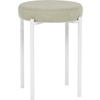 Табурет Mio Tesoro Гамма круг (бежевый/белый)